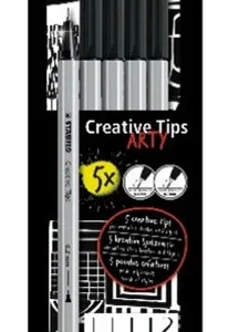 Pochette carton de 5 ou 10 feutres Creative Tips Arty